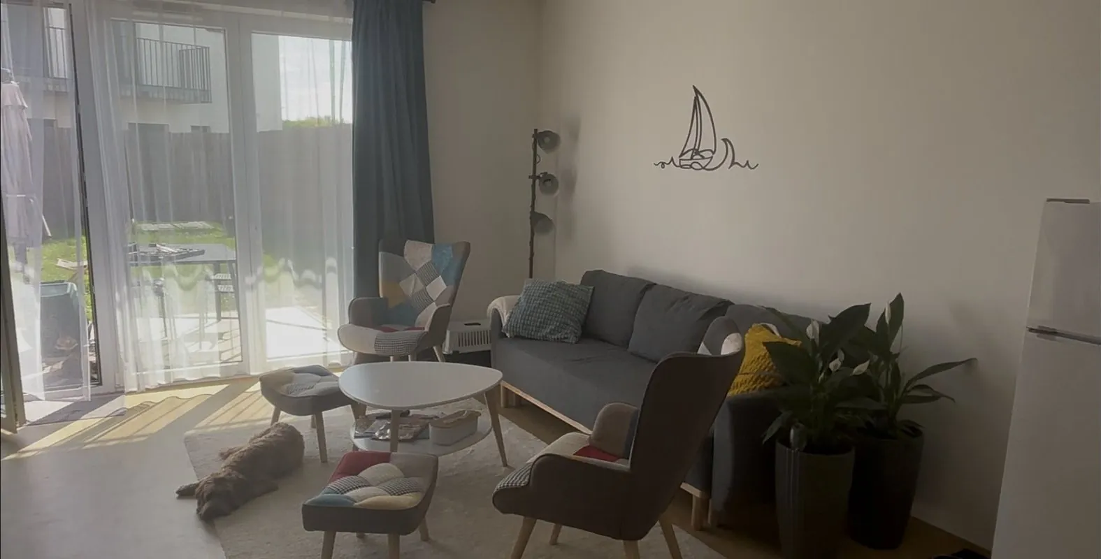 Obývací pokoj apartmánu Moravia v Pasohlávkách